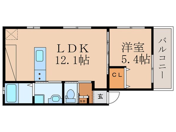 KARIN明石南の物件間取画像